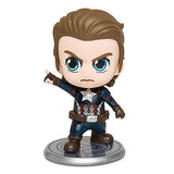 CAPTAIN AMERICA COSBABY BOBBLE-HEAD FIGURE BY HOT TOYS - MARVEL'S AVENGERS: ENDGAME